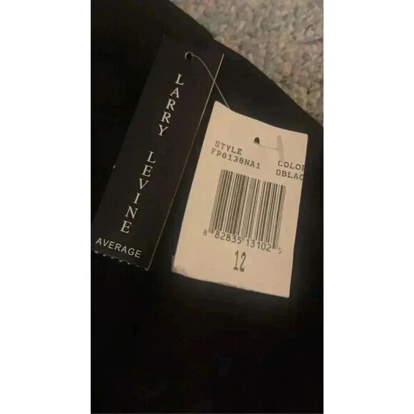 Larry Levine Women's Size 12 Black Stretch Dress Pants Straight Leg - Picture 5 of 6